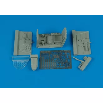   Aires Bf 109 K cockpit set für Hasegawa Bausatz cockpit készlet