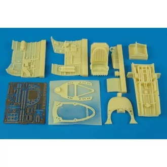   Aires Spitfire Mk. V Cockpit Set für Hasegawa-Bausatz cockpit készlet
