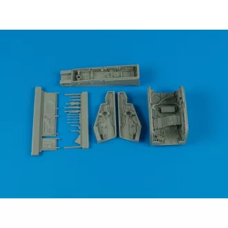   Aires F-100D Super Sabre Wheel Bay für Trumpeter Bausatz futóműakna készlet