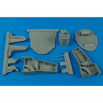   Aires F8F-1 Bearcat wheel bay Für Trumpeter Bausatz futóműakna készlet