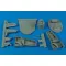 Aires F8F-1 Bearcat wheel bay Für Trumpeter Bausatz futóműakna készlet