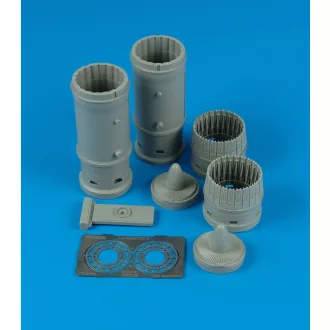   Aires F-4B/C/D/N Phantom II exhaust nozzles für Tamiya Bausatz hajtómű fúvóka készlet
