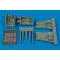 Aires F-86 Sabre air brake set für Kinetic Bausatz féklap készlet