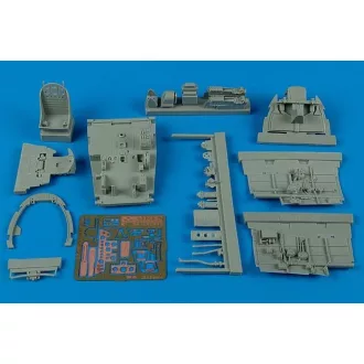   Aires Nakajima Ki84 Hayate cockpit set für Hasegawa Bausatz cockpit készlet