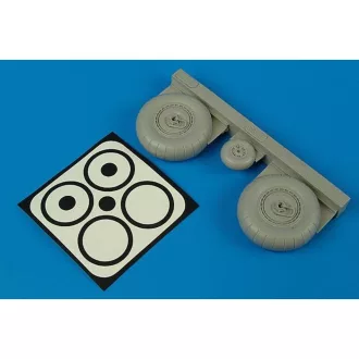   Aires Junkers Ju 88A-1 wheels & paint masks for Revell kit kerék készlet