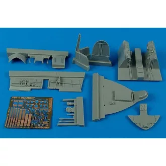   Aires F8F-1 Bearcat cockpit set Für Trumpeter Bausatz cockpit készlet