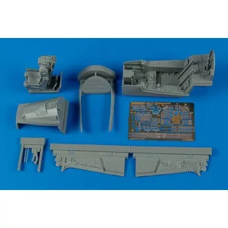   Aires F-8E/H Crusader cockpit set für Trumpeter Bausatz cockpit készlet