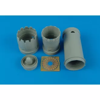  Aires F-16C block 30/40/50/60 exhaust nozzle für Tamiya Bausatz hajtómű fúvóka készlet