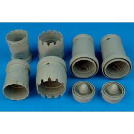 Aires McDonnell F-15K Slam Eagle exhaust nozzles (Tamiya)