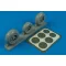 Aires P-38 Lightning wheels & paint masks kerék készlet