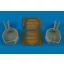 Aires Bf 109F wheel bay for Hasegawa futóműakna készlet