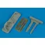 Aires MiG-23 Flogger canopy frame (TRU) műgyanta repülő kiegészítő