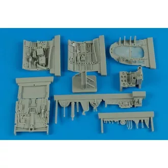Aires A6M2b Zero cockpit set for Tamiya cockpit készlet