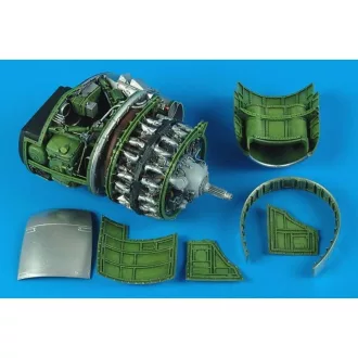 Aires P-47D Thunderbolt engine set motor készlet