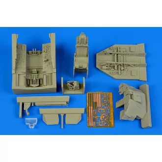   Aires F-117A Nighthawk cockpit set f.Trumpeter cockpit készlet