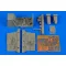 Aires Bf 109G-6 cockpit set for Revell cockpit készlet
