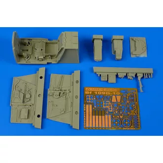 Aires Bf 109G-10 cockpit set for Revell cockpit készlet