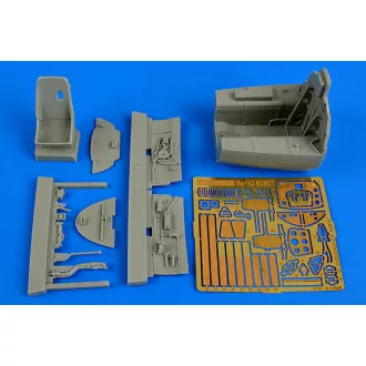 Aires Me 163B Komet cockpit set for Meng cockpit készlet