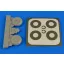 Aires Bucker Bu 131 wheels & paint masks transverse tread with disc cover kerék készlet