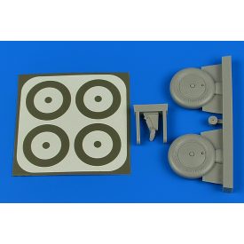 Aires Polikarpov I-153 wheels & paint masks (ICM)