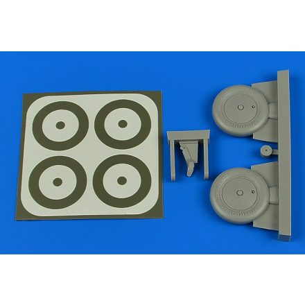 Aires Polikarpov I-153 wheels & paint masks (ICM)