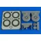 Aires A1H Skyraider wheels & paint masks for Trumpeter kerék készlet