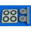 Aires Spitfire Mk.IX wheels (5-spoke) & paint masks f.Tamiya kerék készlet