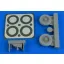 Aires A-1J Skyraider wheels & paint masks f.Trumpeter kerék készlet