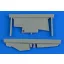Aires MiG-23MF/MLD correct tail fin for trumpeter műgyanta repülő kiegészítő