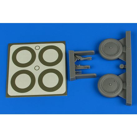 Aires Polikarpov I-16 wheels & paint mask (Hasegawa, ICM, Revell)