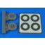 Aires Spitfire Mk.IX wheels (4-spoke) & paint masks for Tamiya kerék készlet