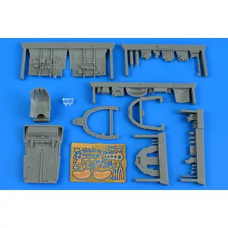  Aires Macchi C.205V serie I cockpit set ITALERI cockpit készlet