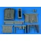Aires TF-104G & CF-104D & F-104DJ/F Starfighter wheel bay for Italeri futóműakna készlet