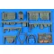 Aires Macchi C.205V Veltro serie III cockpit set for Italeri cockpit készlet