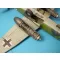 Aires Arado Ar 234B Blitz Motor Detailset für Hasegawa Bausatz motor készlet