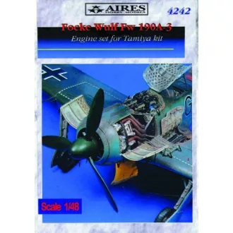 Aires Fw 190A3 Engine set für Tamiya-Bausatz motor készlet