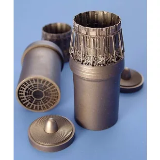   Aires F-15C exhaust nozzles - late version Für Hasegawa Bausatz. hajtómű fúvóka készlet