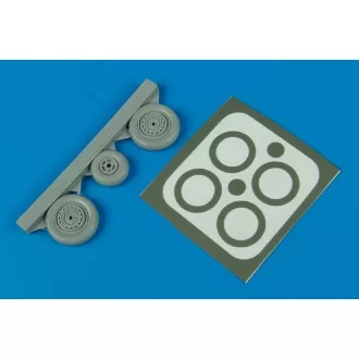 Aires MiG-15 Fagot wheels & paint masks kerék készlet