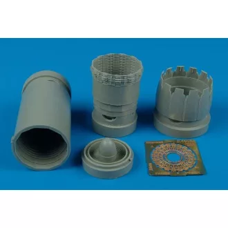   Aires F-16C Block 30/40/50/60 exhaust nozzle für Tamiya Bausatz hajtómű fúvóka készlet