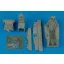 Aires F-16C/N Aggressor cockpit set for Tamiya cockpit készlet
