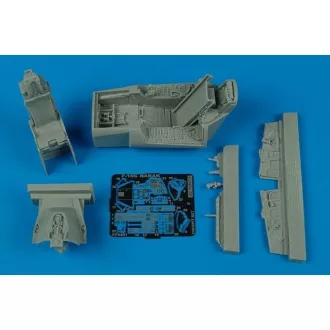 Aires F-16C Barak cockpit set for Hasegawa cockpit készlet