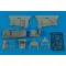 Aires Spitfire Mk.V cockpit set for Tamiya cockpit készlet
