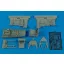 Aires Spitfire Mk.V cockpit set for Tamiya cockpit készlet