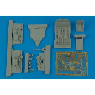 Aires P-47D Razorback cockpit set (TAMIYA) cockpit készlet