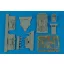 Aires P-47D Razorback cockpit set (TAMIYA) cockpit készlet