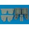 Aires P-47 Thunderbolt wheel bays (TAMIYA) futóműakna készlet