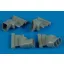 Aires Harrier GR.5/7 exhaust nozzles (HAS) hajtómű fúvóka készlet