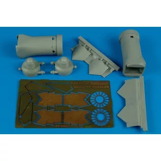   Aires F/A-22 Raptor exhaust nozzles-closed HAS hajtómű fúvóka készlet