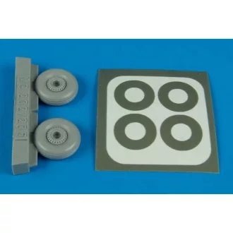   Aires Macchi MC 202/205 wheel & paint masks műgyanta repülő kiegészítő