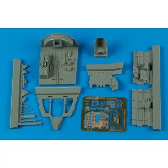 Aires J2M3 Raiden cockpit set for Hasegawa cockpit készlet